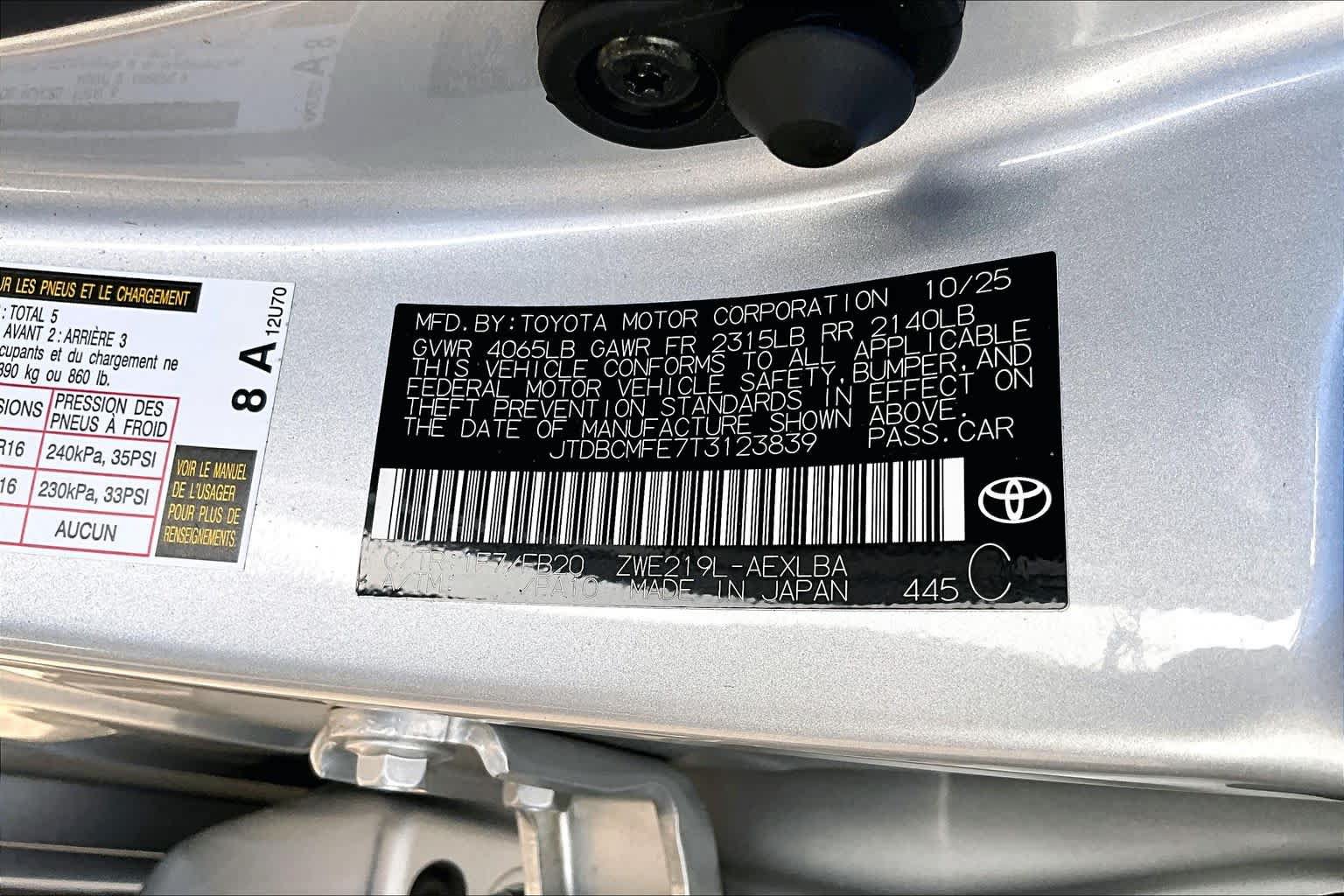 Certified 2026 Toyota Corolla LE FWD image 34