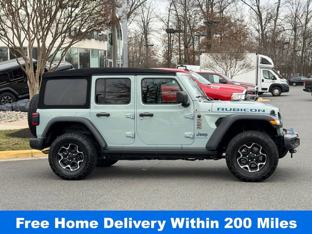 Used 2023 Jeep Wrangler Unlimited Rubicon 4xe image 4