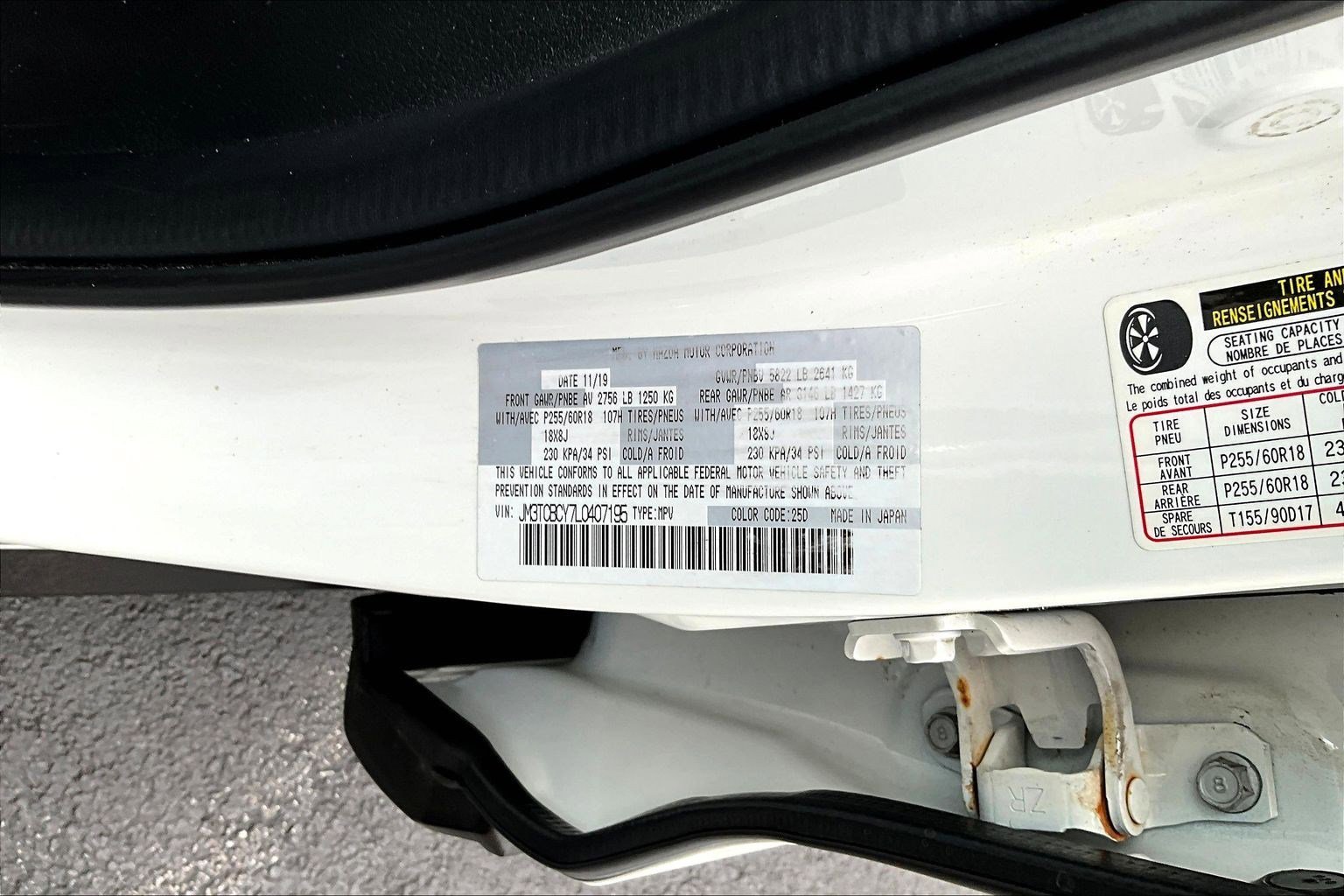 Used 2020 MAZDA CX-9 Touring w/ Touring Premium Package image 19