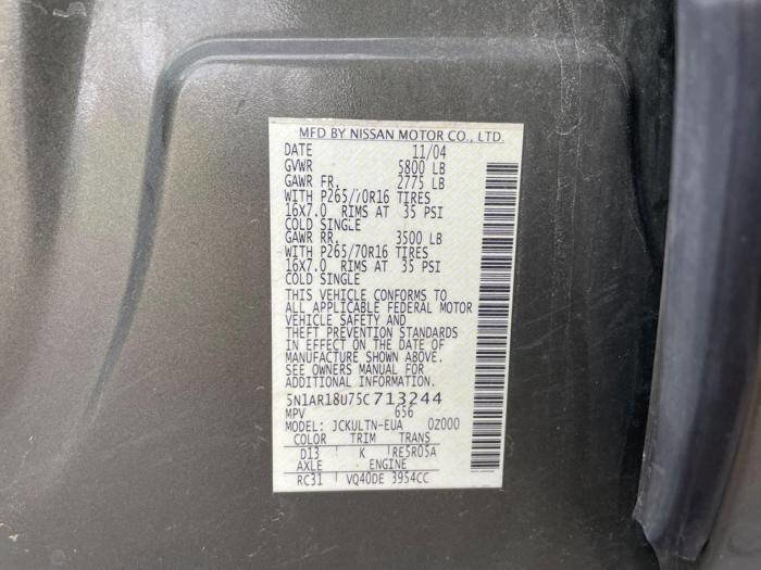Used 2005 Nissan Pathfinder SE w/ (P01) Se Premium Pkg RWD image 41