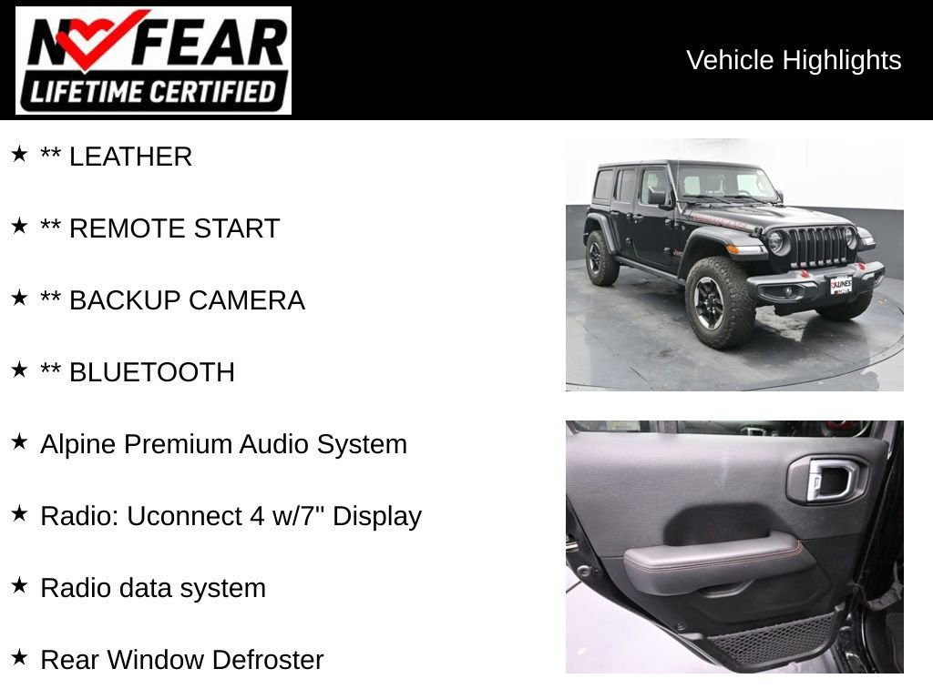 Used 2021 Jeep Wrangler Unlimited Rubicon w/ LED Lighting Group video 2