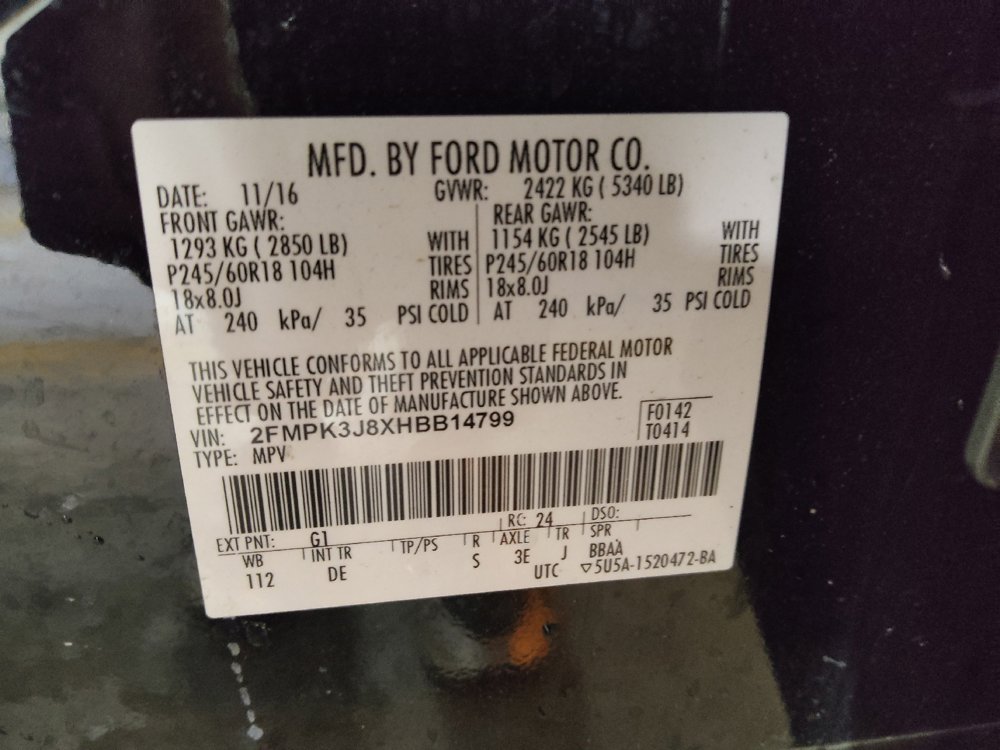 Used 2017 Ford Edge SEL w/ Cargo Accessory Package FWD image 33