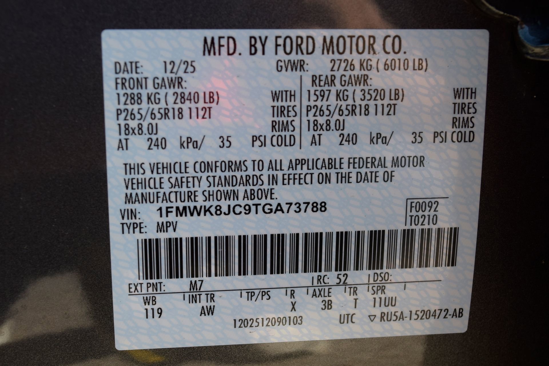 New 2026 Ford Explorer Tremor w/ Tremor Ultimate Package image 28