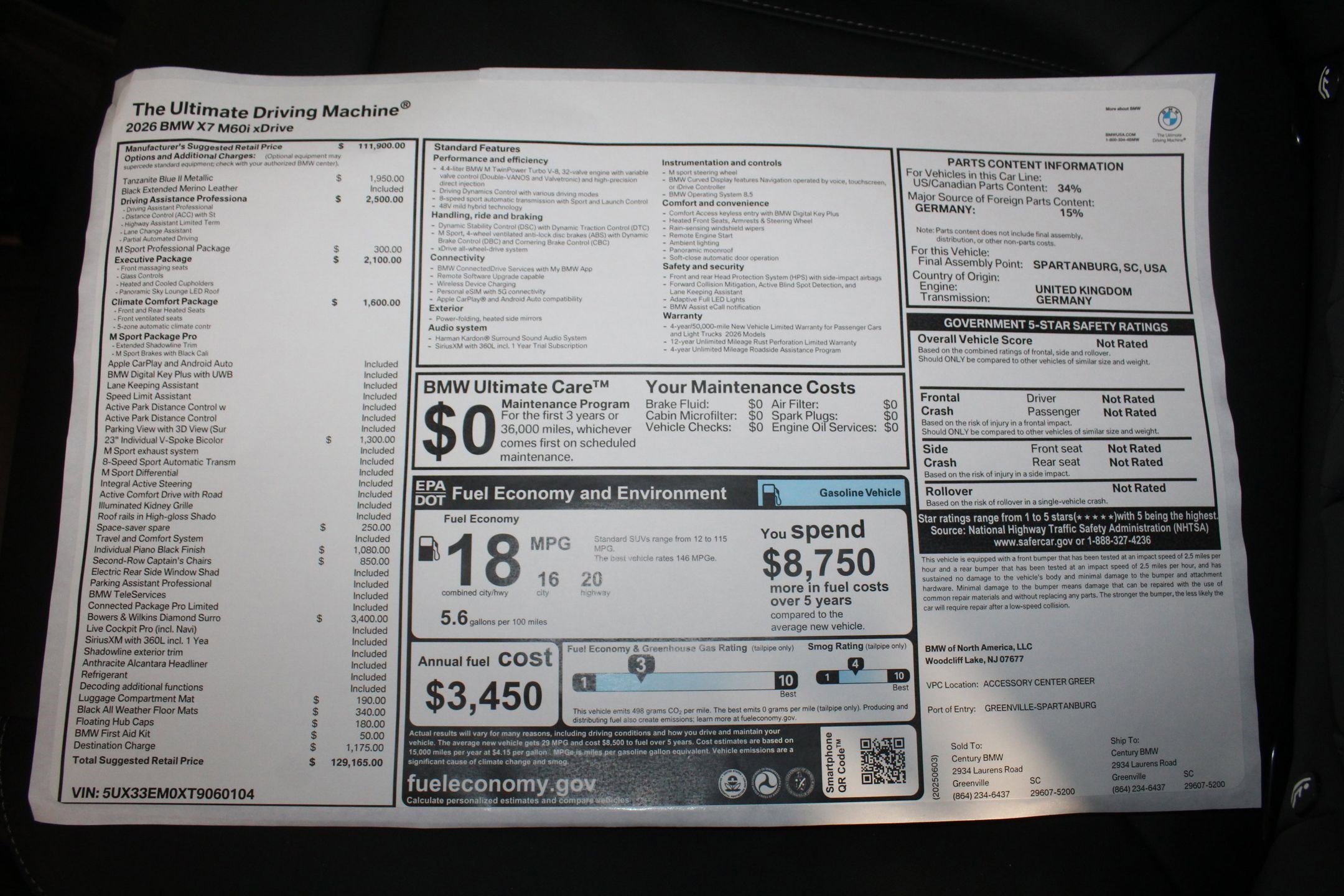 New 2026 BMW X7 M60i image 26
