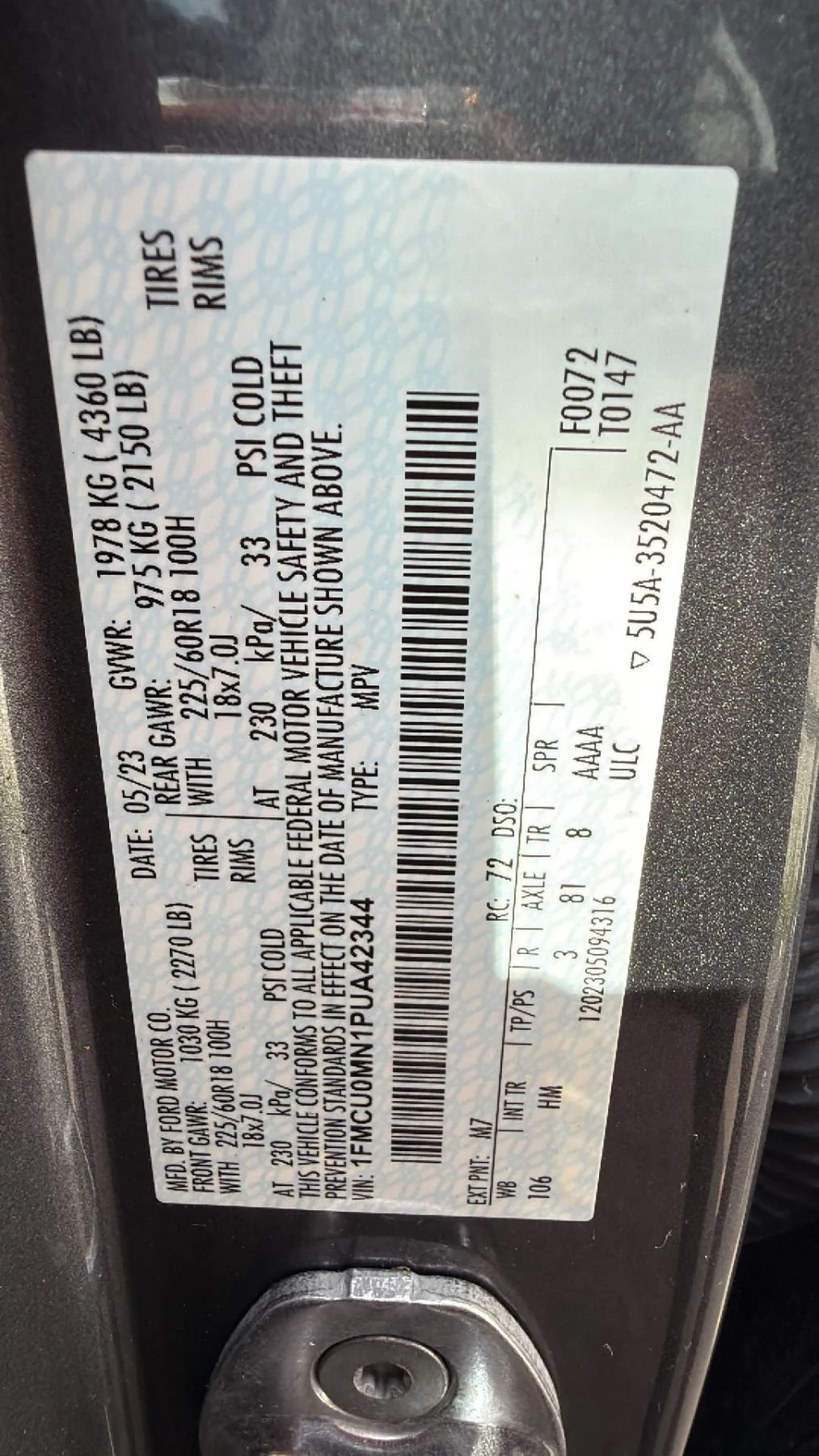 Used 2023 Ford Escape ST-Line FWD image 32