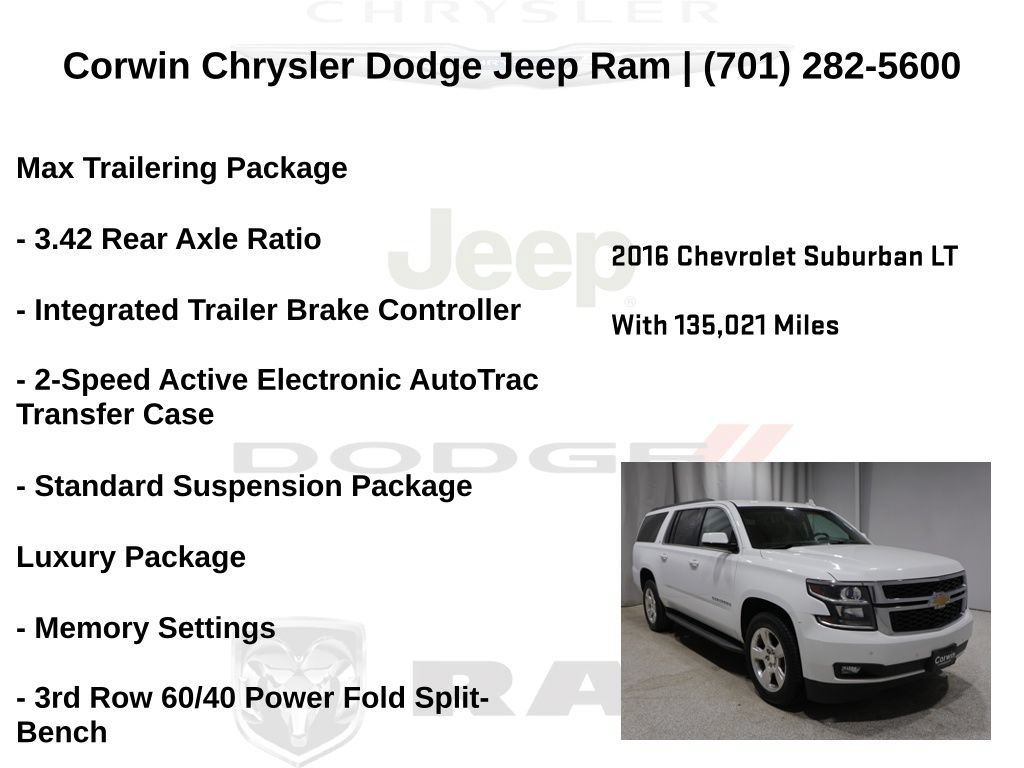 Used 2016 Chevrolet Suburban LT AWD/4WD image 6