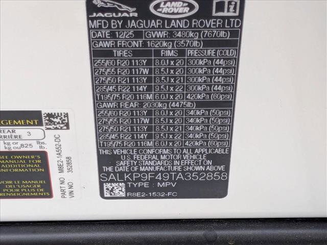 New 2026 Land Rover Range Rover SE image 19