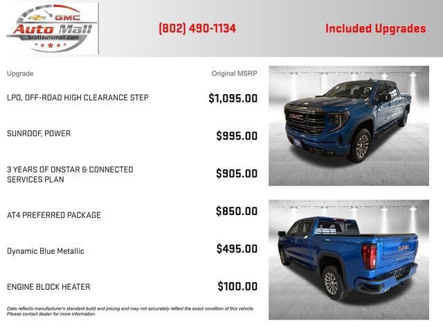 Used 2022 GMC Sierra 1500 AT4 w/ AT4 Preferred Package AWD/4WD image 4
