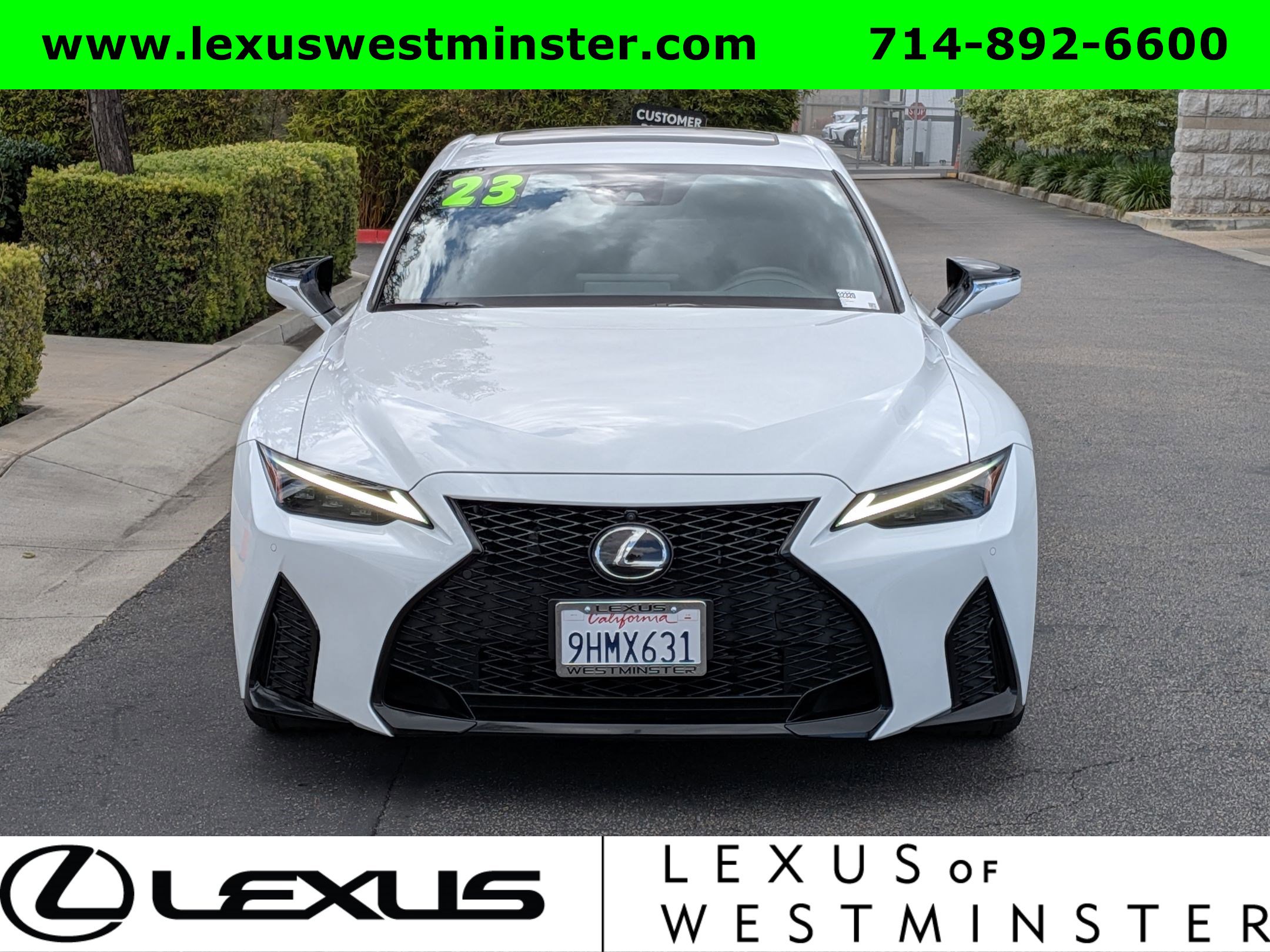 Certified 2023 Lexus IS 350 F Sport w/ Navigation Package RWD image 2