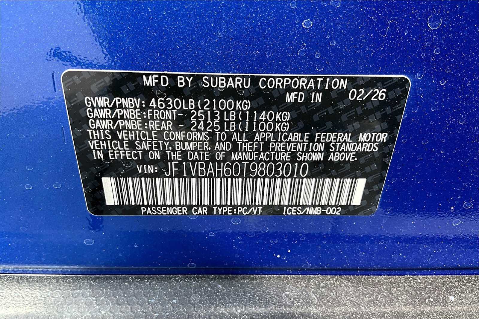 New 2026 Subaru WRX Premium image 18