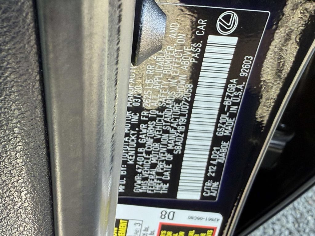 Used 2020 Lexus ES 350 w/ Premium Package FWD image 32