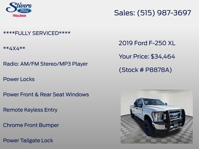 Used 2019 Ford F250 XL w/ STX Appearance Package image 23