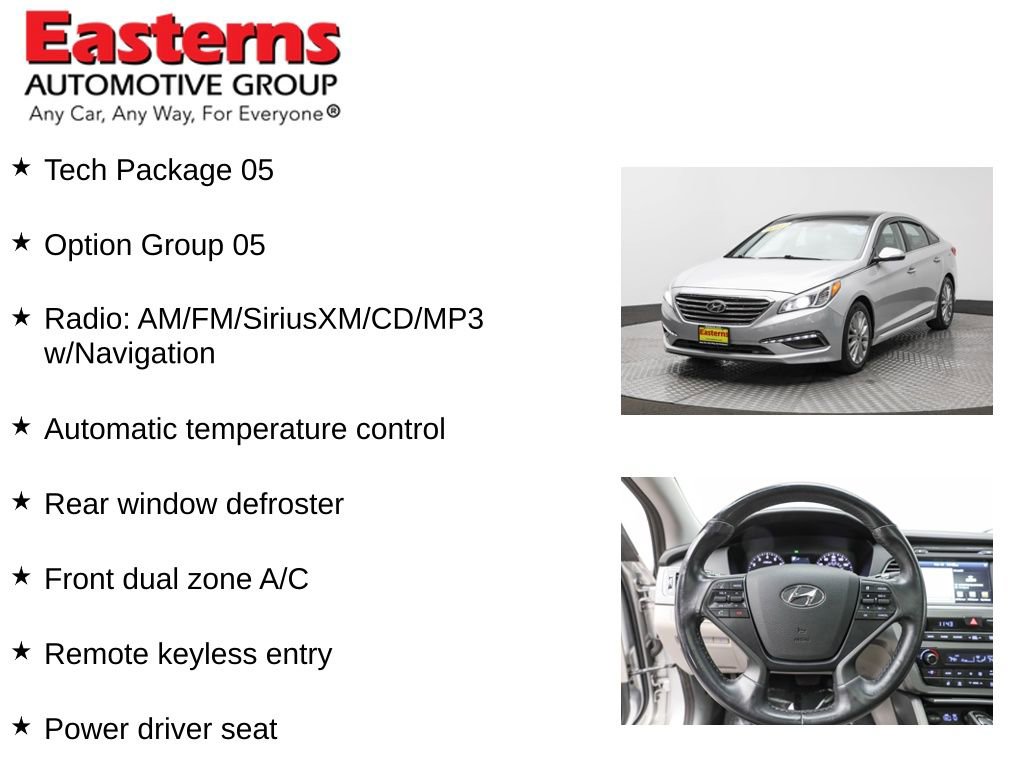 Used 2015 Hyundai Sonata Limited w/ Option Group 05 image 11