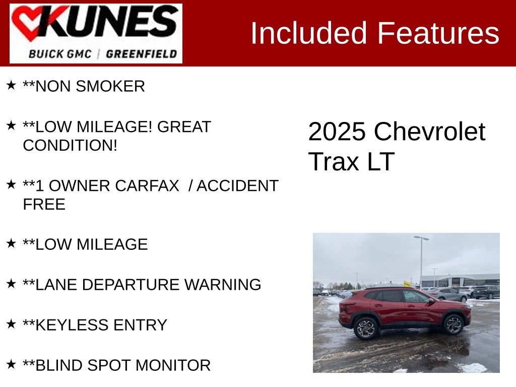 Used 2025 Chevrolet Trax LT image 3