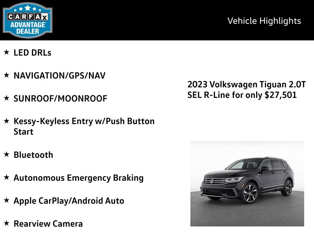 Certified 2023 Volkswagen Tiguan SEL R-Line AWD/4WD image 4