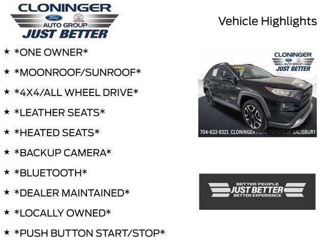 Used 2019 Toyota RAV4 Adventure AWD/4WD image 3