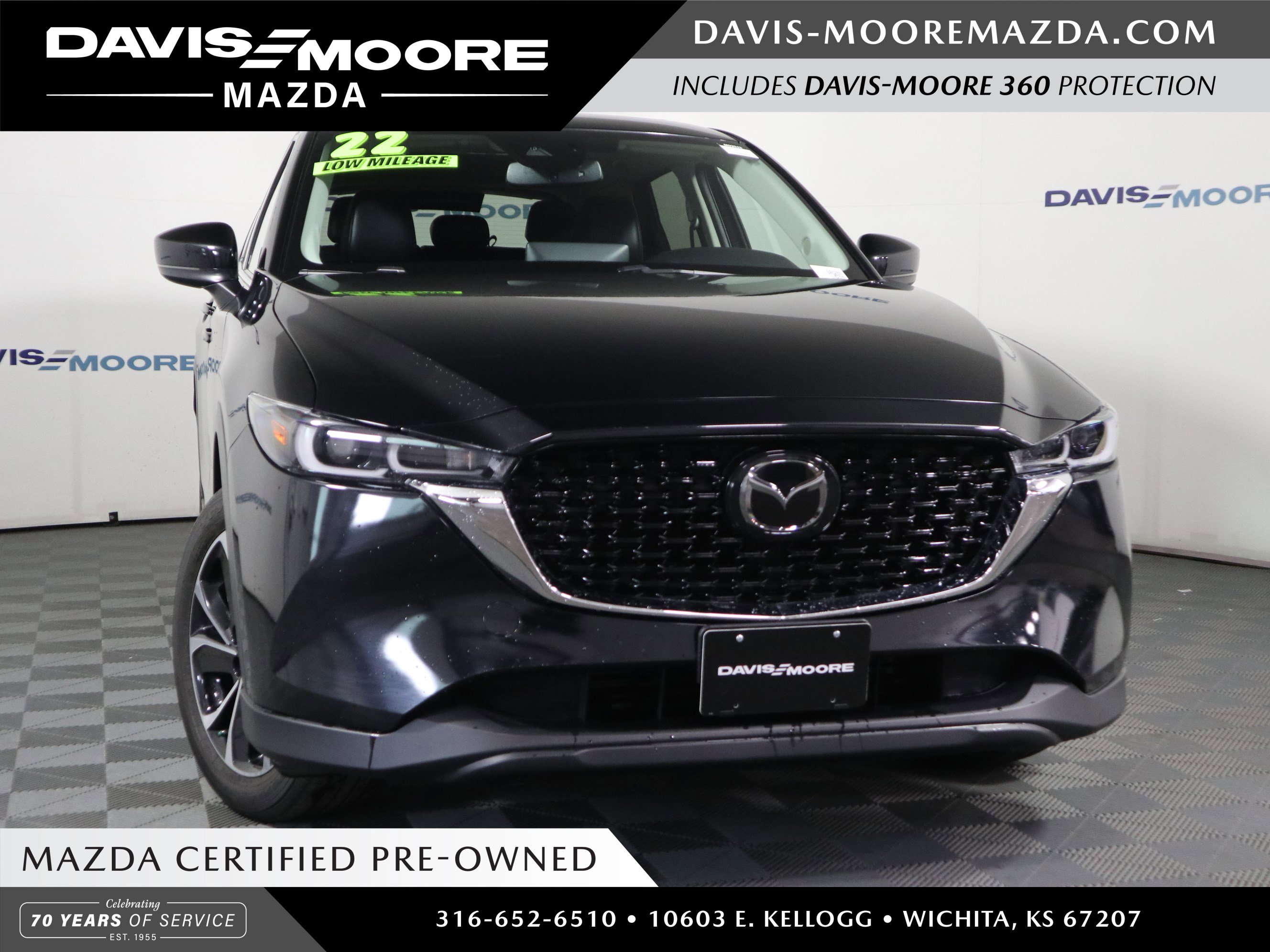 Certified 2022 MAZDA CX-5 AWD 2.5 S w/ Premium Package