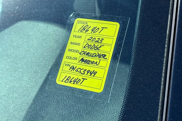 Used 2023 Dodge Challenger SXT w/ Blacktop Package RWD image 34