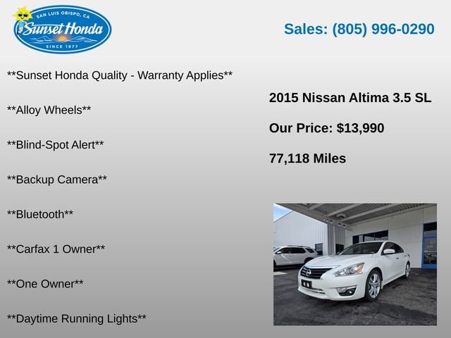 Used 2015 Nissan Altima 3.5 SL FWD image 5