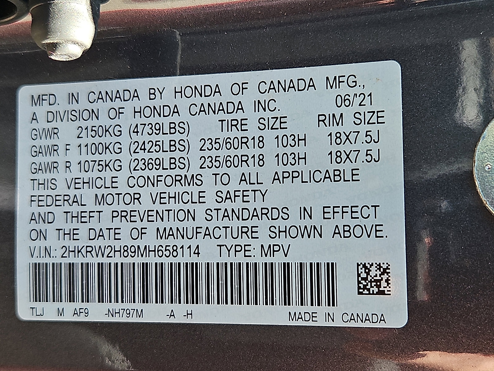 Used 2021 Honda CR-V EX-L image 28