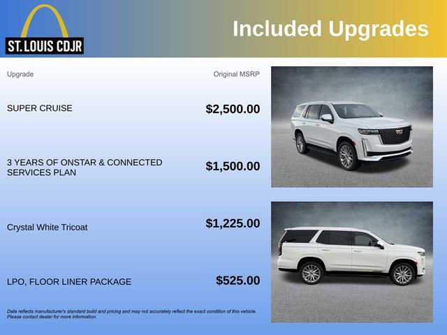 Used 2023 Cadillac Escalade Premium Luxury w/ LPO, Floor Liner Package AWD/4WD image 5