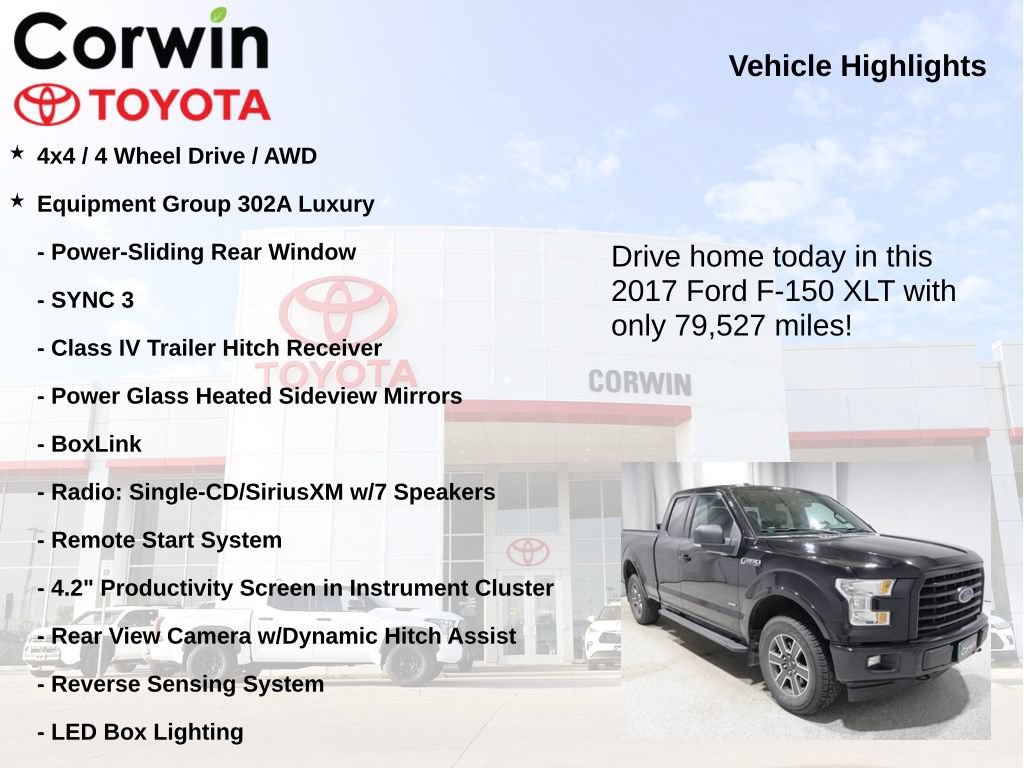 Used 2017 Ford F150 XLT w/ Equipment Group 302A Luxury AWD/4WD image 7