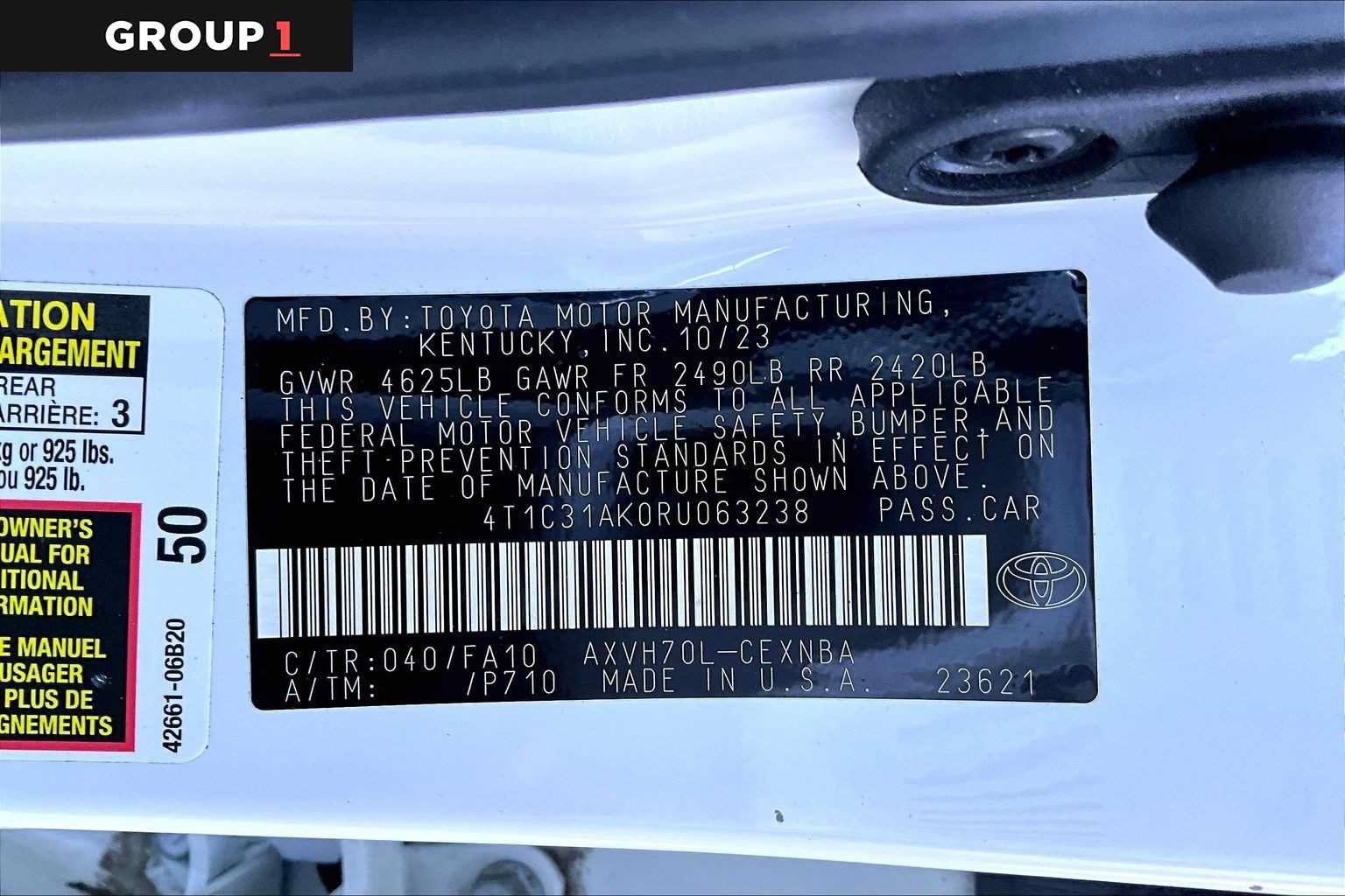 Certified 2024 Toyota Camry LE FWD image 37