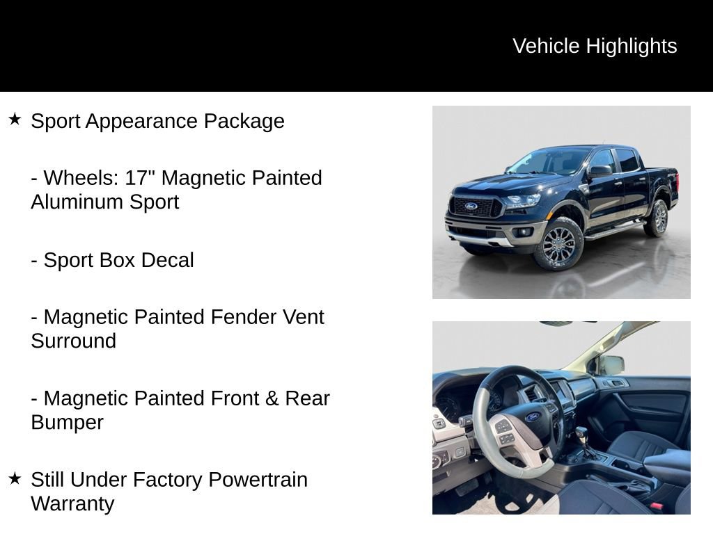Used 2023 Ford Ranger XLT w/ Equipment Group 301A Mid AWD/4WD image 11
