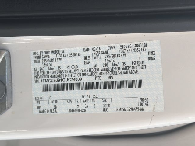 Used 2016 Ford Escape Titanium AWD/4WD image 37