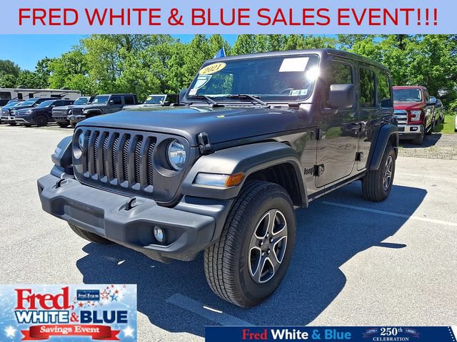 Used 2021 Jeep Wrangler Unlimited Sport w/ Sun And Sound Package AWD/4WD image 4