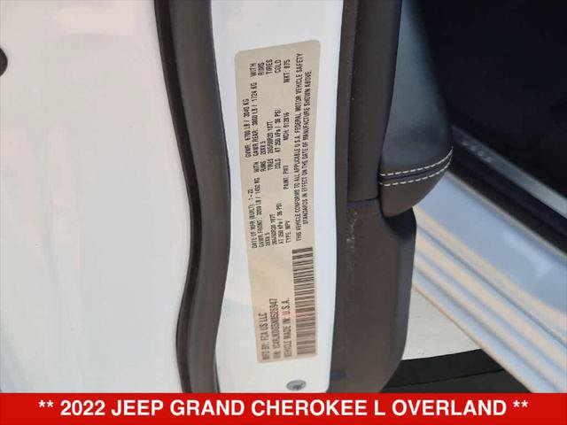 Certified 2022 Jeep Grand Cherokee L Overland w/ Luxury Tech Group IV AWD/4WD image 36