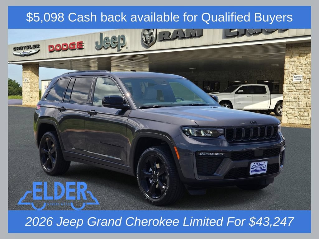 New 2026 Jeep Grand Cherokee Limited w/ Limited Altitude Package RWD image 1