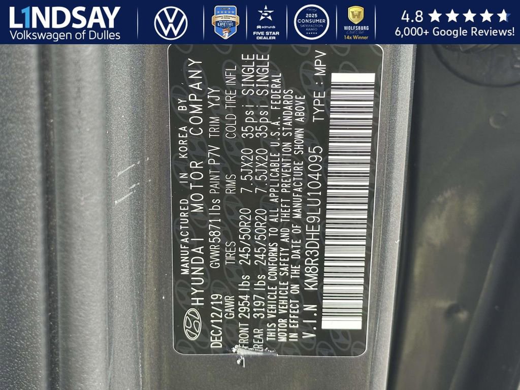 Used 2020 Hyundai Palisade SEL w/ Convenience Package image 27