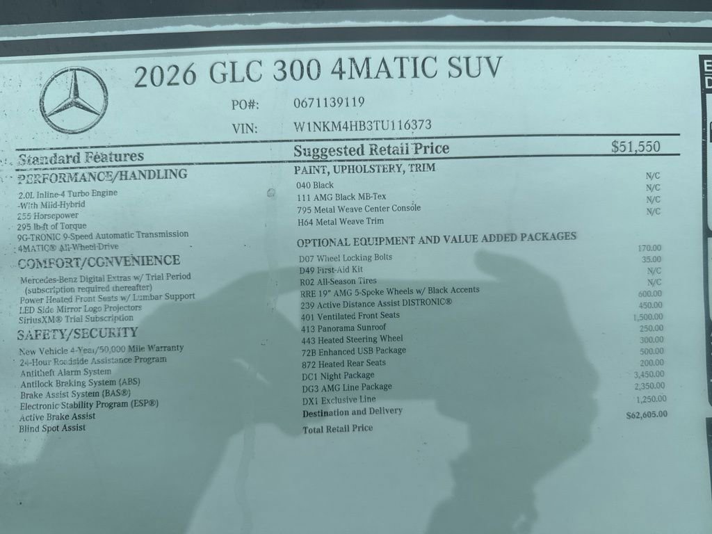 New 2026 Mercedes-Benz GLC 300 4MATIC image 13