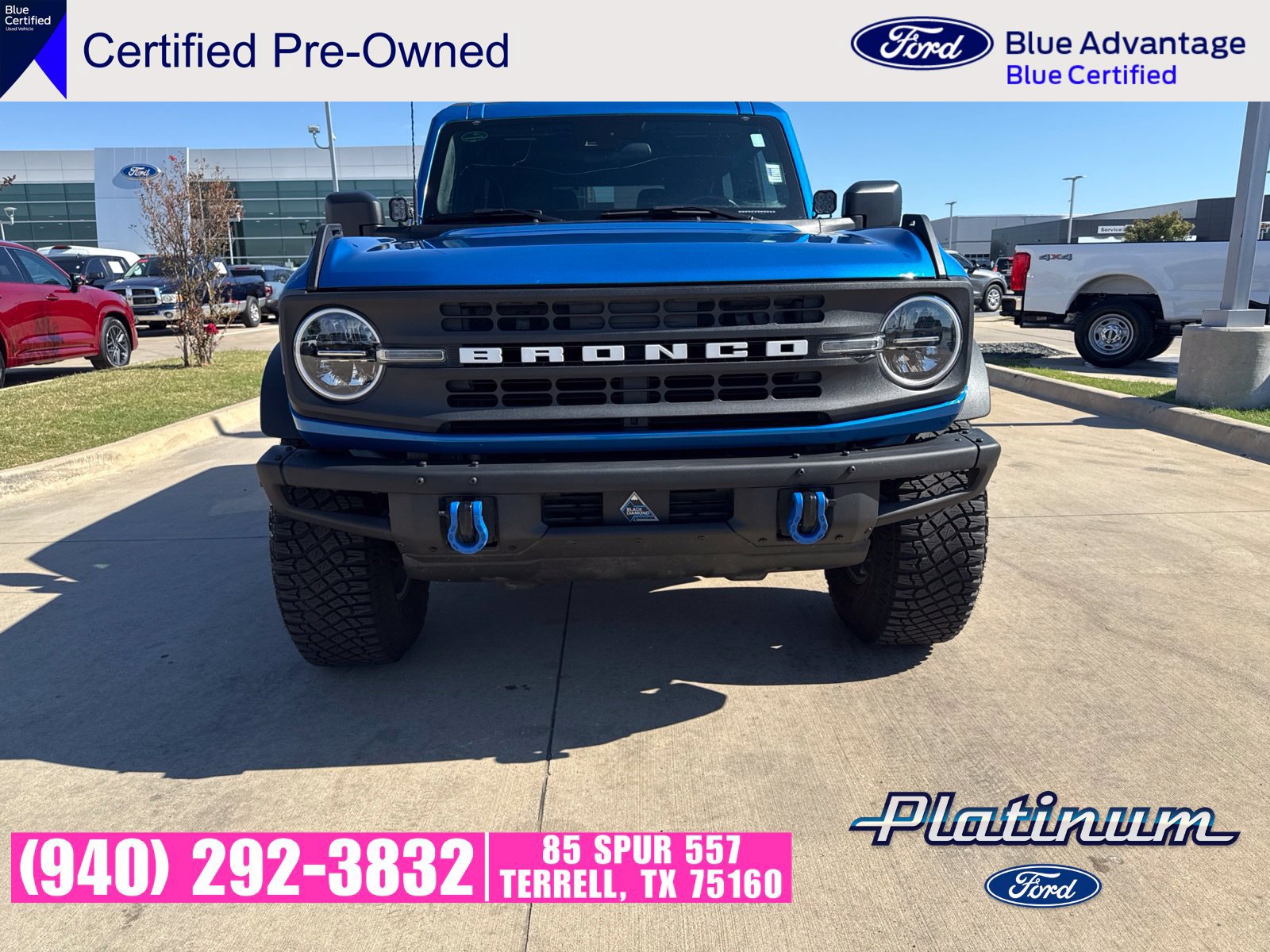 Used 2022 Ford Bronco Black Diamond w/ Sasquatch Package AWD/4WD image 9
