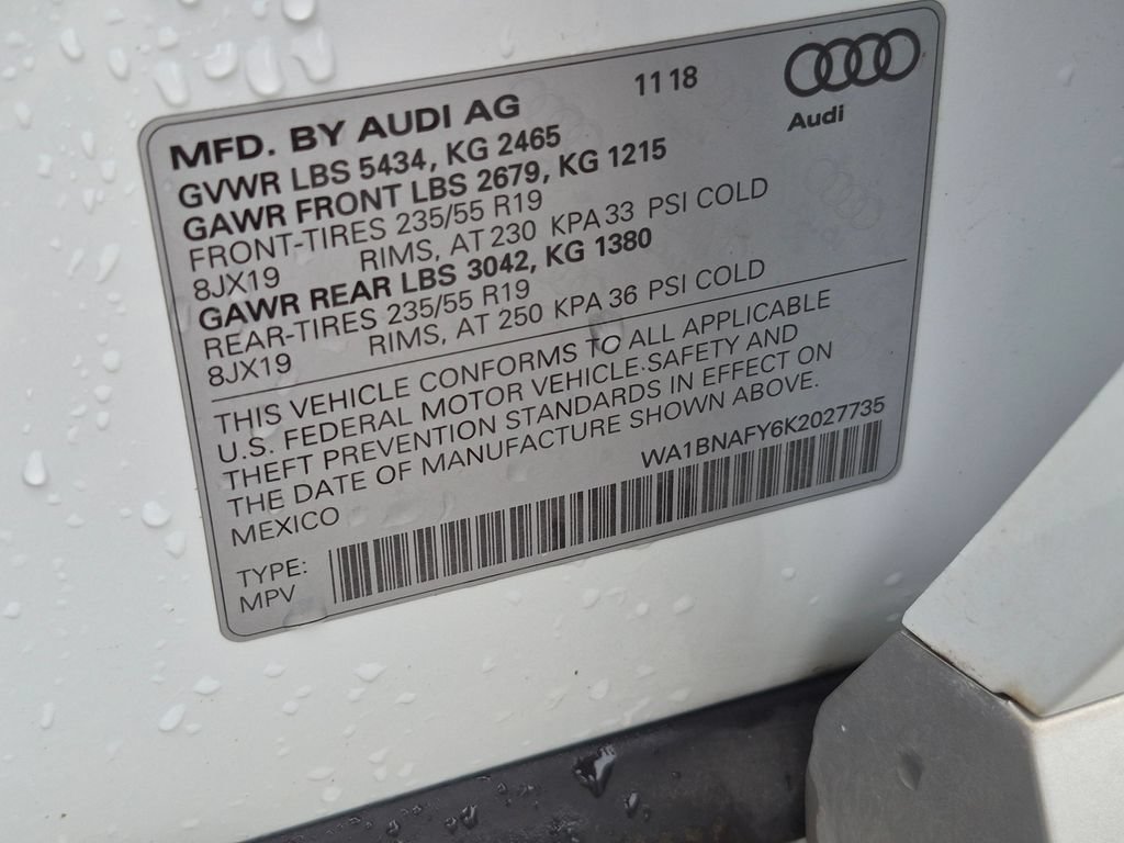 Used 2019 Audi Q5 2.0T Premium Plus w/ Premium Plus Package AWD/4WD image 24