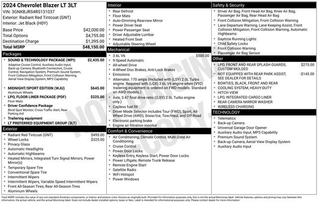 Used 2024 Chevrolet Blazer LT w/ Sound & Technology Package AWD/4WD video 2