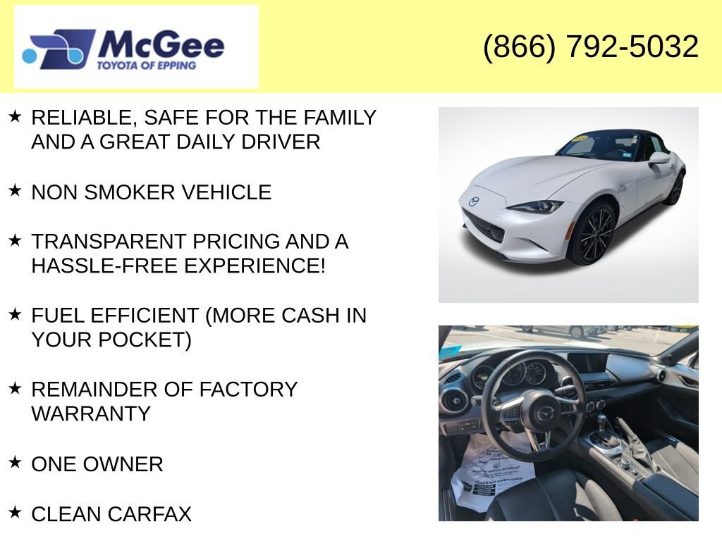 Used 2024 MAZDA MX-5 Miata Grand Touring RWD image 4