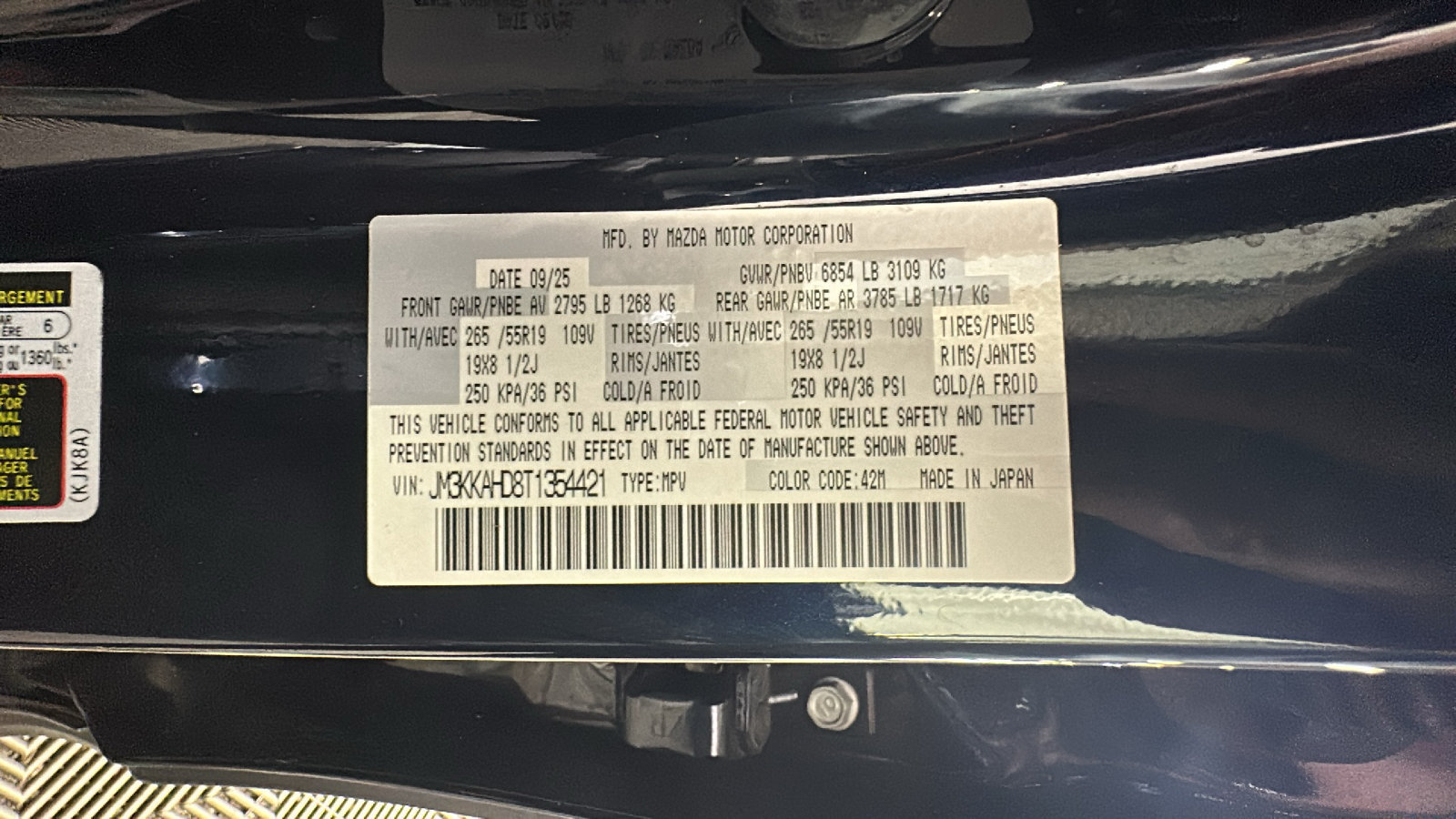 Used 2026 MAZDA CX-90 3.3 Turbo w/ Select Package AWD/4WD image 11