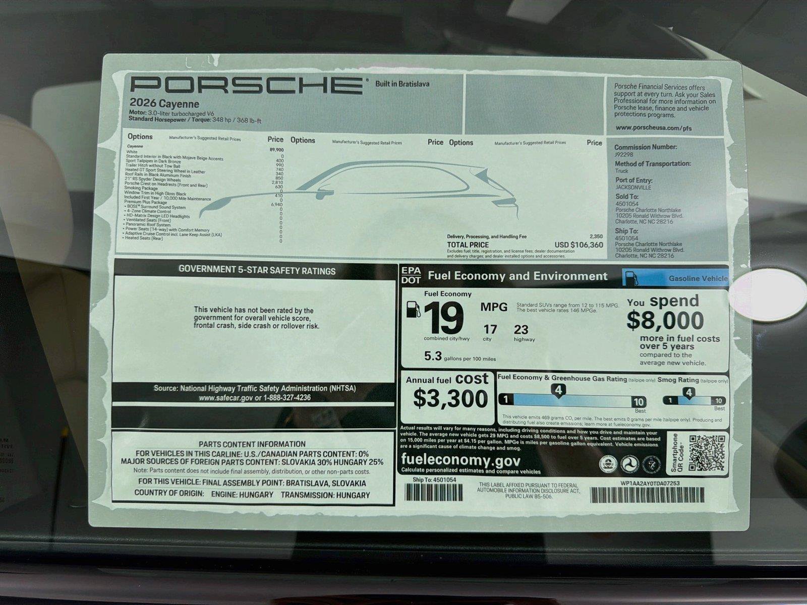 New 2026 Porsche Cayenne AWD/4WD image 33