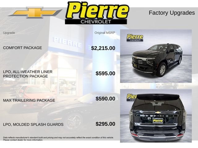 New 2026 Chevrolet Tahoe LT w/ Comfort Package AWD/4WD image 13