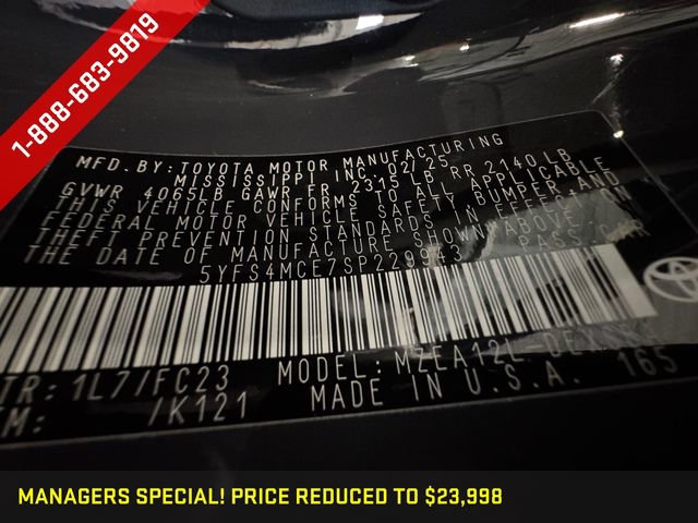 Used 2025 Toyota Corolla SE w/ Convenience Package FWD image 28