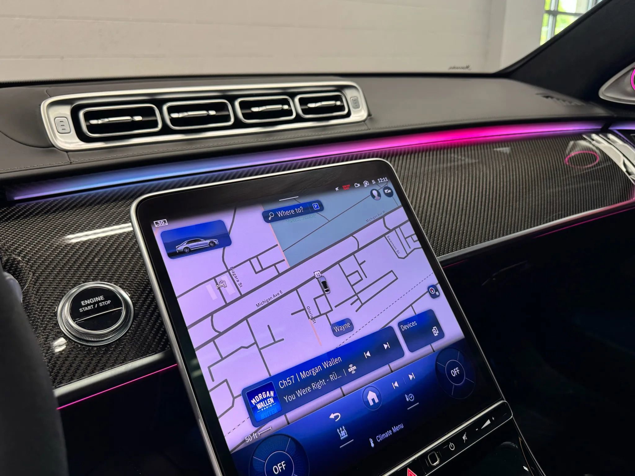 Used 2024 Mercedes-Benz S 63 AMG S w/ Carbon Fiber Exterior Package image 40