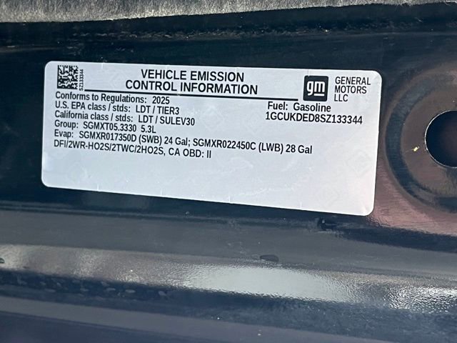 Used 2025 Chevrolet Silverado 1500 LT w/ Work Truck Package image 26