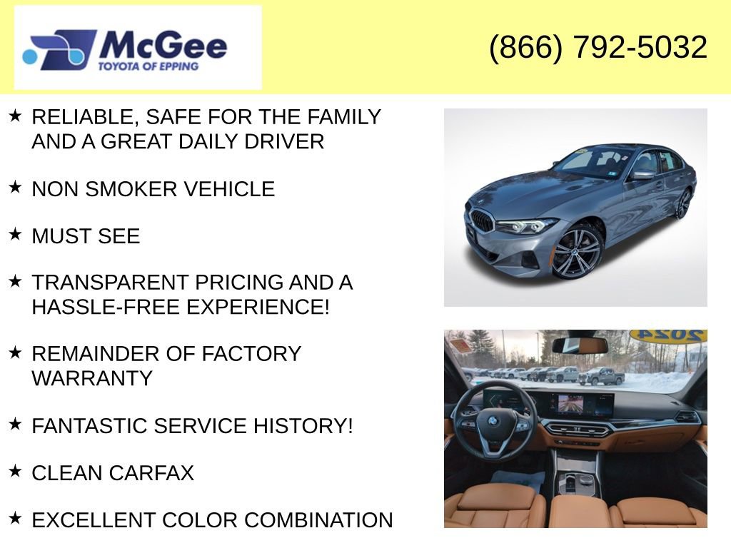 Used 2024 BMW 330i xDrive Sedan w/ Premium Package image 4