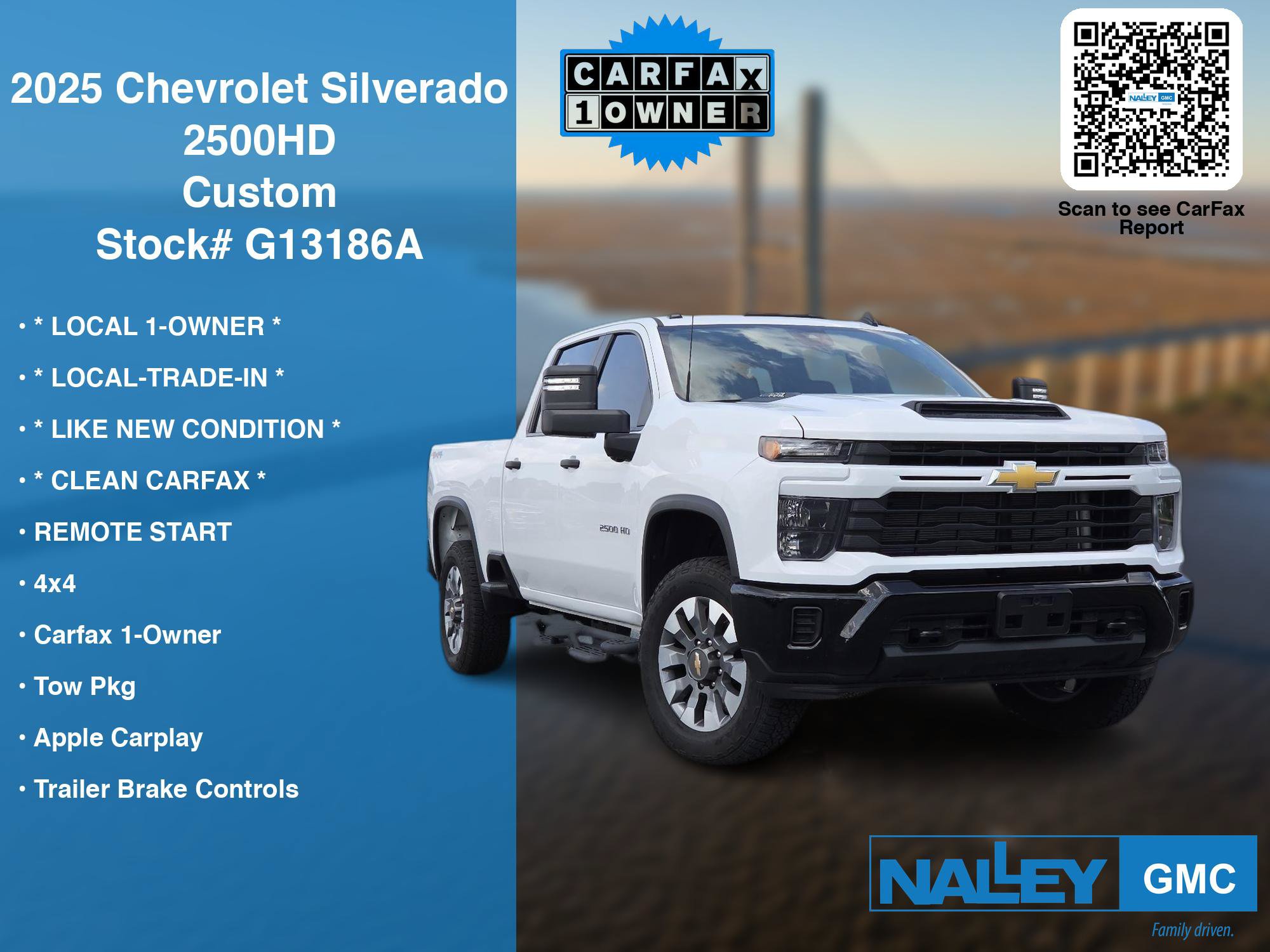 Used 2025 Chevrolet Silverado 2500 Custom w/ Custom Convenience Package AWD/4WD image 7