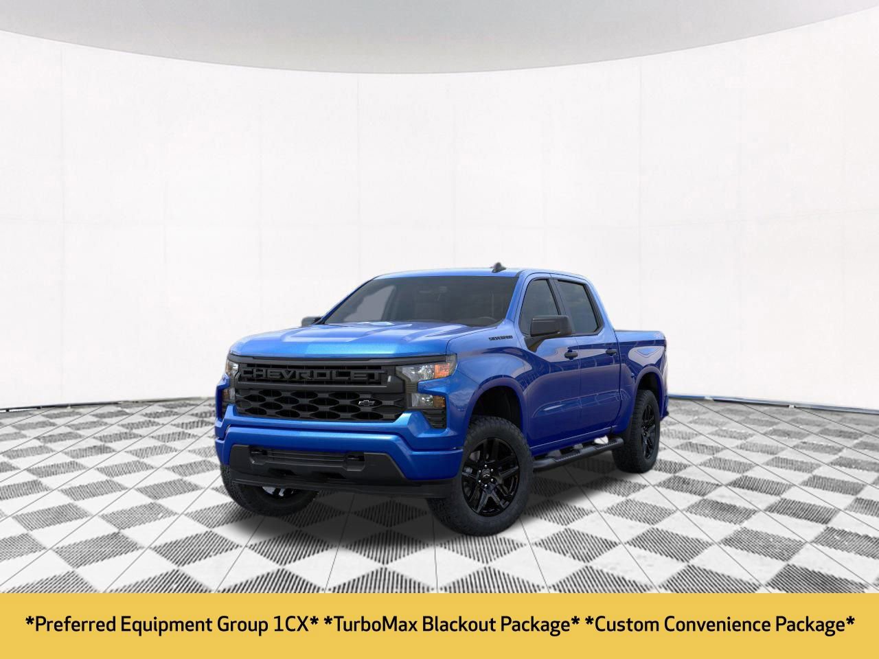 New 2025 Chevrolet Silverado 1500 Custom w/ Turbomax Blackout Package image 2