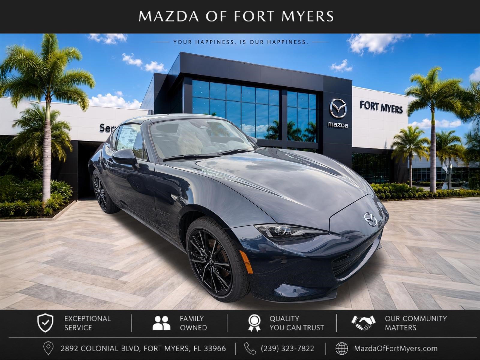 New 2026 MAZDA MX-5 Miata RF Grand Touring RWD image 1