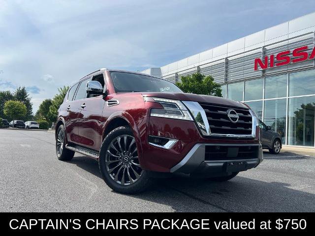 Certified 2023 Nissan Armada Platinum w/ Captain's Chairs Package AWD/4WD image 2