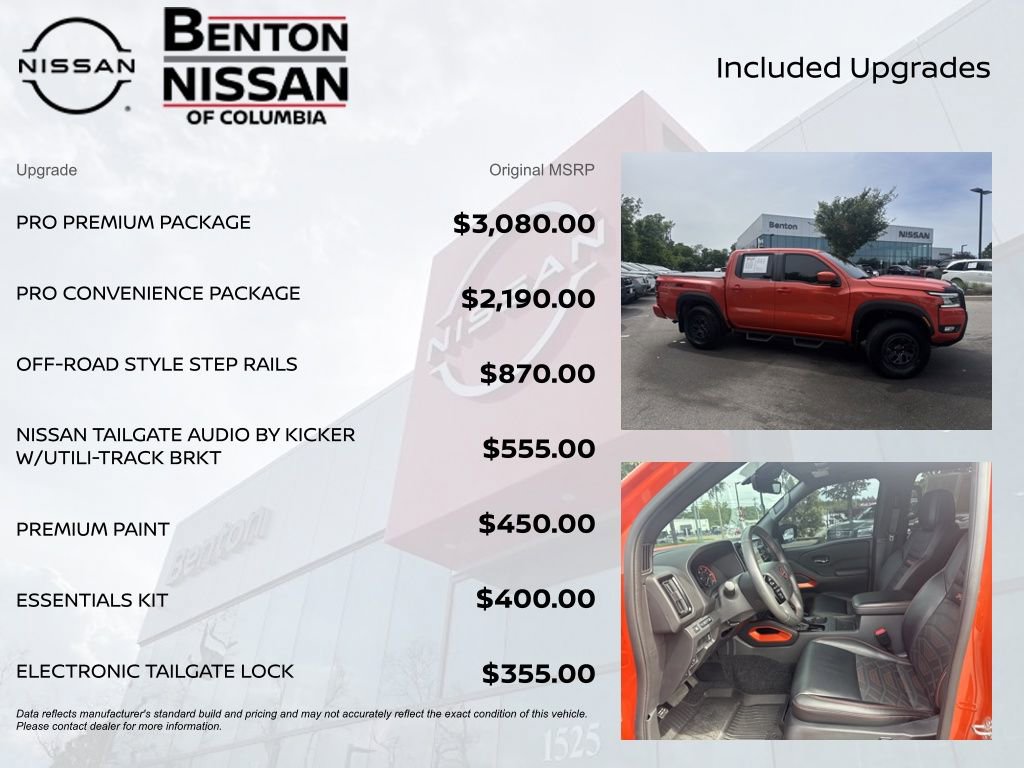 Used 2025 Nissan Frontier PRO-4X w/ Pro Premium Package AWD/4WD image 6